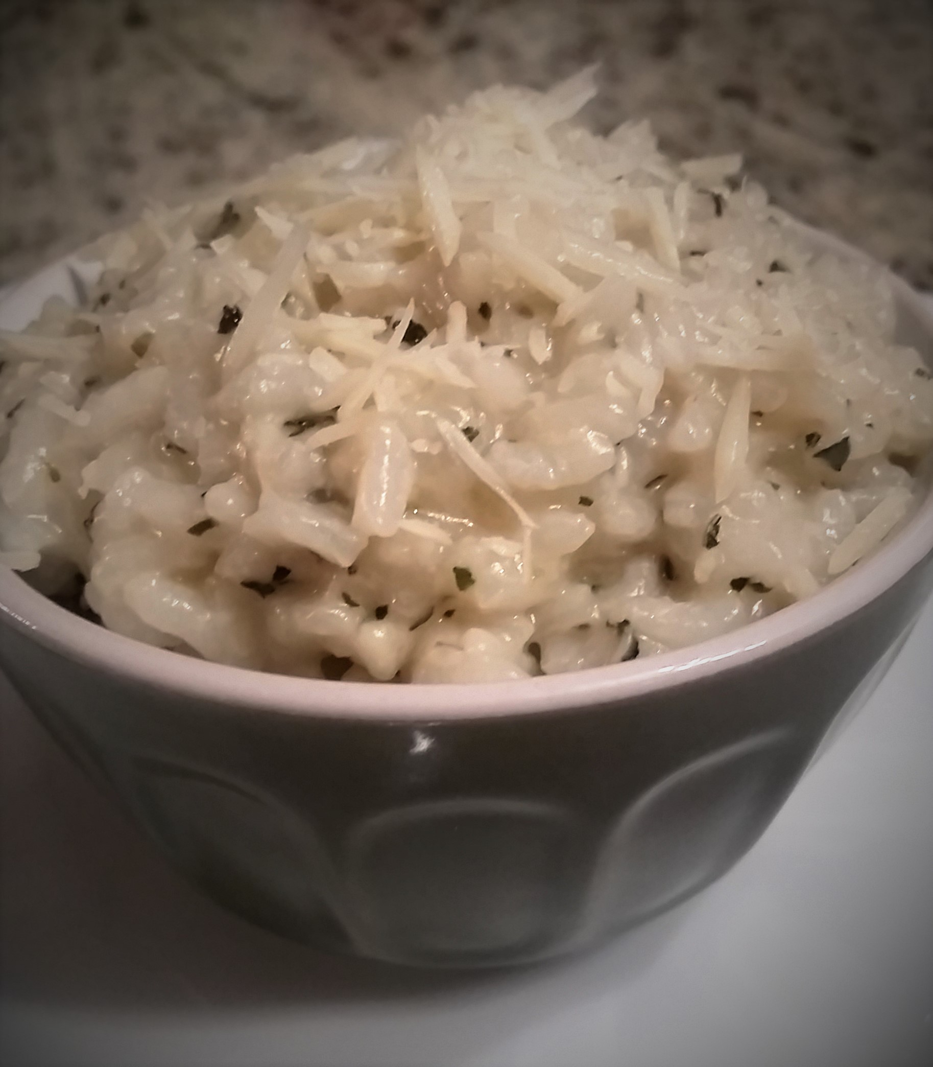 Parmesan Risotto- finished - Scrumptious Style