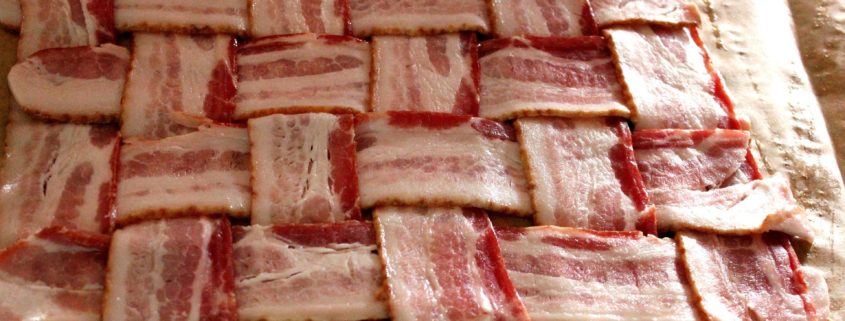 sandwich bacon weave